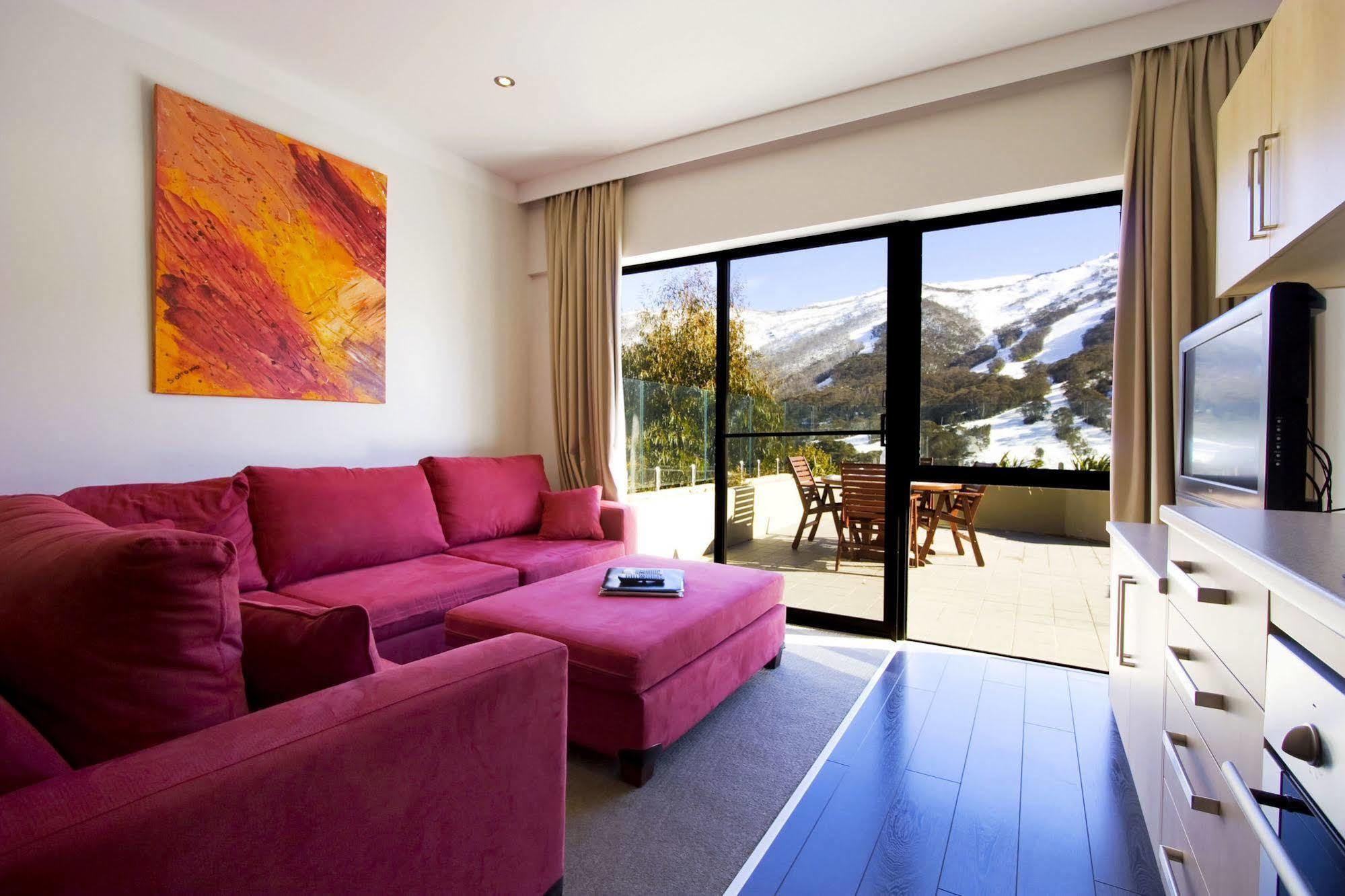 Lantern 1 Bedroom Balcony With Panoramic View Thredbo Exterior foto